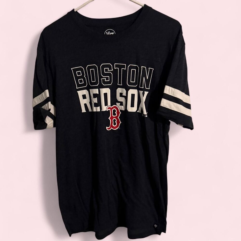 '47 Brand Tee Womens Large Blue Boston Red Sox Shirt